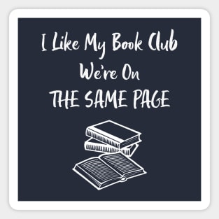 Book Club Humor Magnet